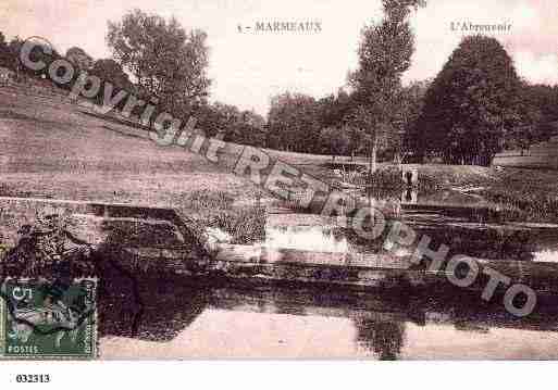 Ville de MARMEAUX, carte postale ancienne