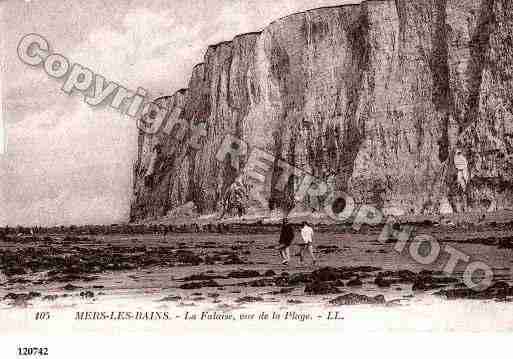 Ville de MERSLESBAINS, carte postale ancienne