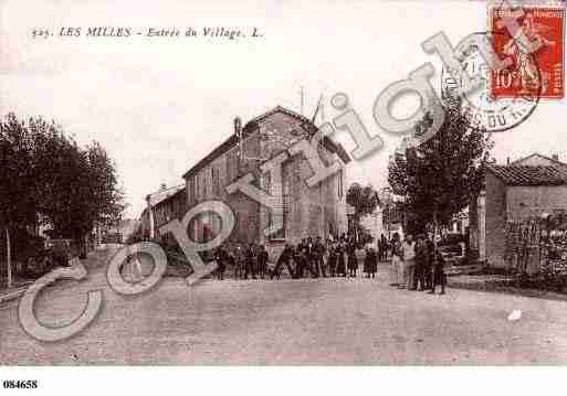 Ville de MILLES(LES), carte postale ancienne