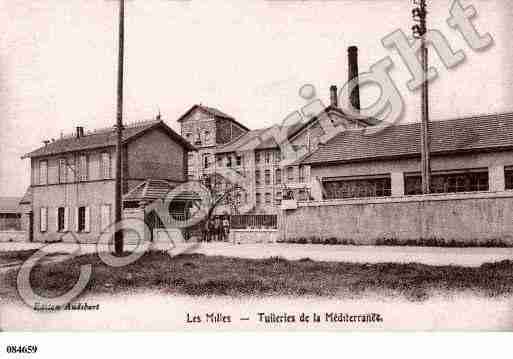 Ville de MILLES(LES), carte postale ancienne