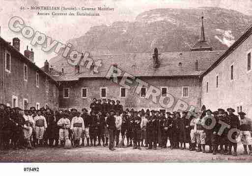 Ville de MONTMELIAN, carte postale ancienne