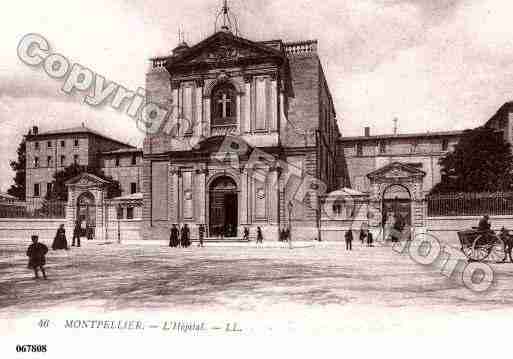 Ville de MONTPELLIER, carte postale ancienne