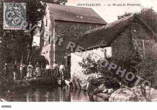 Ville de MONTSAUCHE, carte postale ancienne