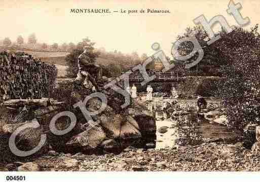 Ville de MONTSAUCHE, carte postale ancienne