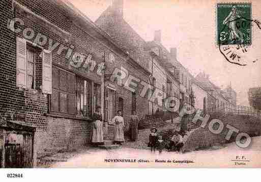 Ville de MOYENNEVILLE, carte postale ancienne