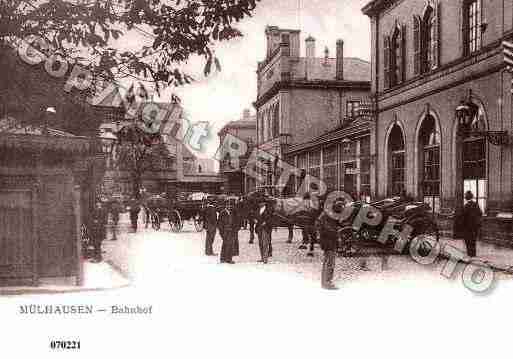 Ville de MULHOUSE, carte postale ancienne