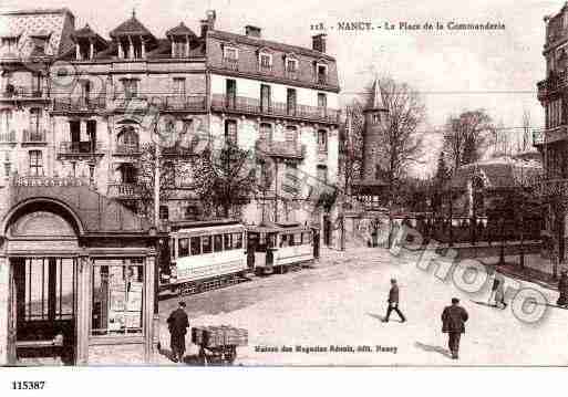 Ville de NANCY, carte postale ancienne