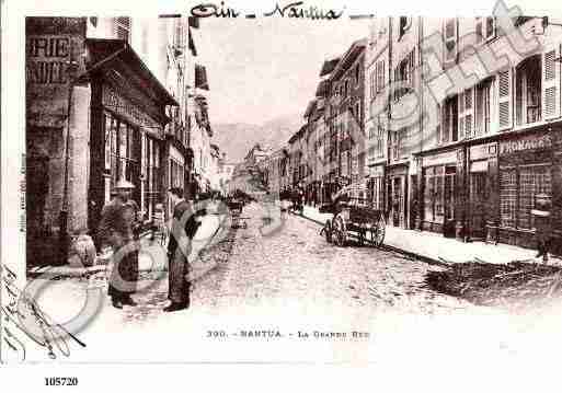 Ville de NANTUA, carte postale ancienne