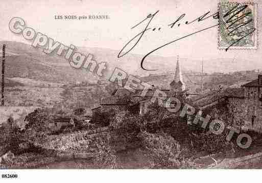 Ville de NOES(LES), carte postale ancienne