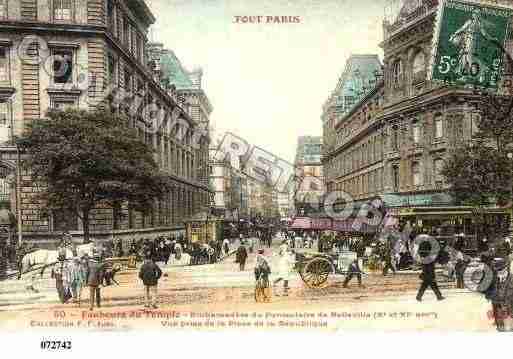 Ville de PARIS10, carte postale ancienne