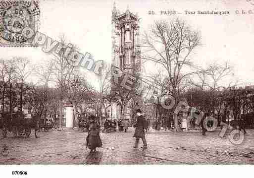 Ville de PARIS4, carte postale ancienne