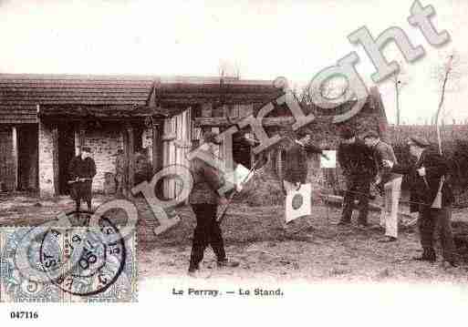 Ville de PERRAYENYVELINES(LE), carte postale ancienne