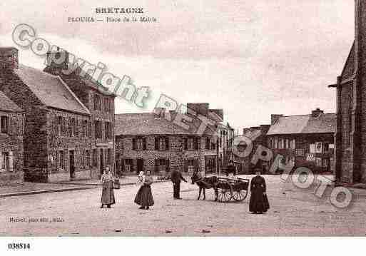 Ville de PLOUHA, carte postale ancienne