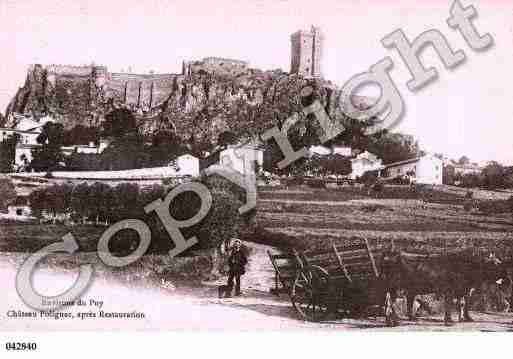 Ville de POLIGNAC, carte postale ancienne