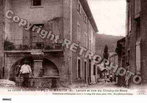 Ville de PUYSAINTMARTIN, carte postale ancienne