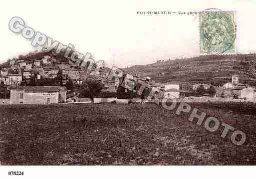 Ville de PUYSAINTMARTIN, carte postale ancienne