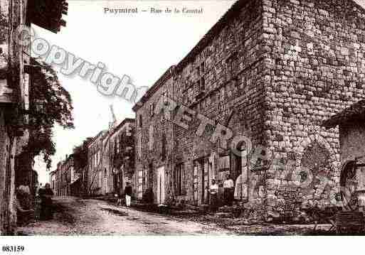 Ville de PUYMIROL, carte postale ancienne