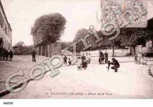 Ville de QUEUEENBRIE(LA), carte postale ancienne