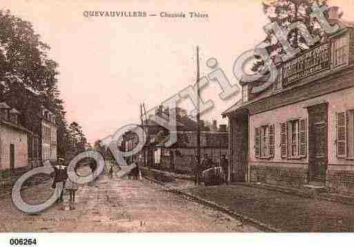 Ville de QUEVAUVILLERS, carte postale ancienne