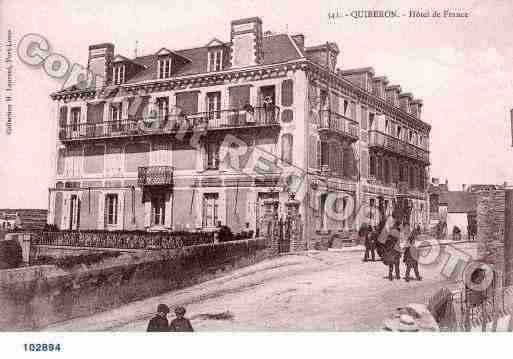 Ville de QUIBERON, carte postale ancienne
