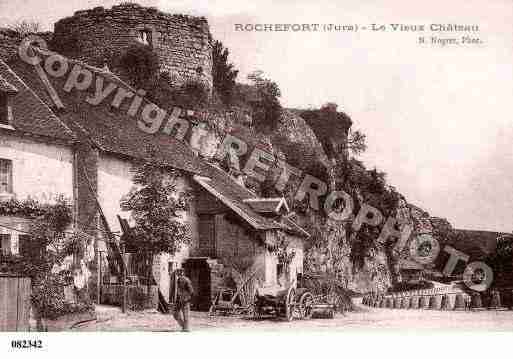 Ville de ROCHEFORTSURNENON, carte postale ancienne