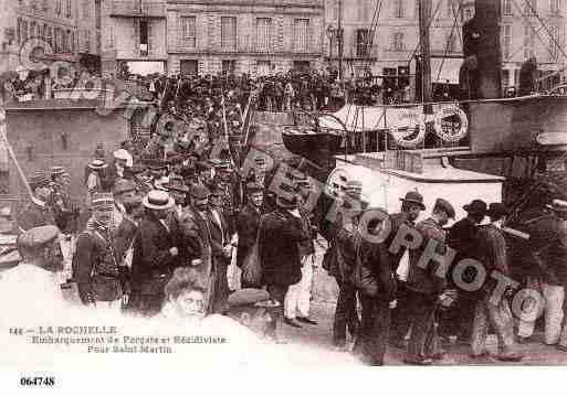 Ville de ROCHELLE(LA), carte postale ancienne