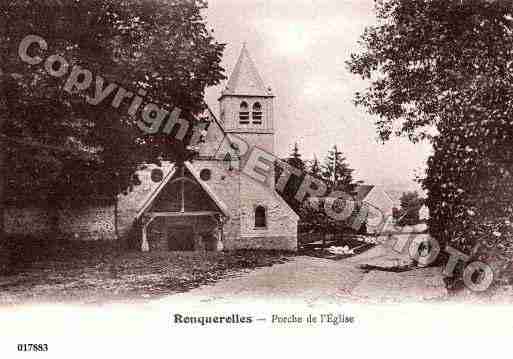 Ville de RONQUEROLLES, carte postale ancienne