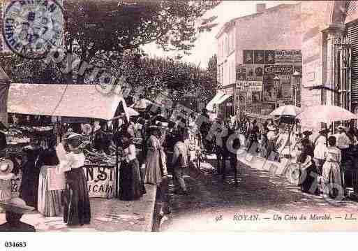 Ville de ROYAN, carte postale ancienne