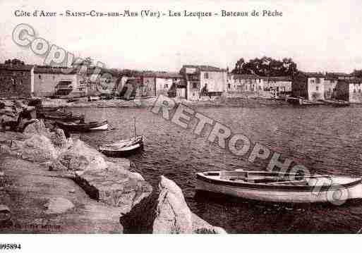 Ville de SAINTCYRSURMER, carte postale ancienne