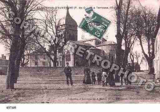 Ville de SAINTGERVAISD'AUVERGNE, carte postale ancienne
