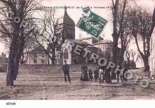 Ville de SAINTGERVAISD\'AUVERGNE, carte postale ancienne