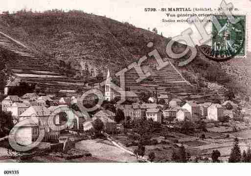 Ville de SAINTMARTIAL, carte postale ancienne