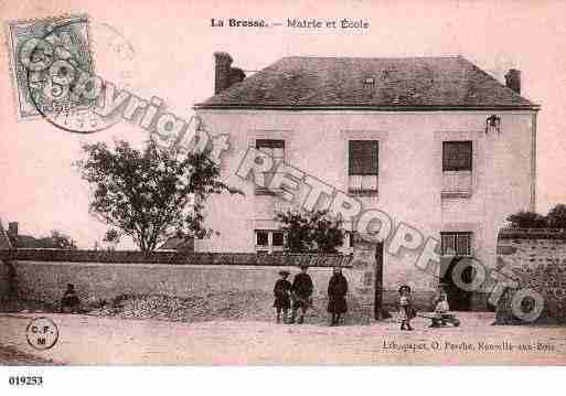 Ville de SANTEAU, carte postale ancienne