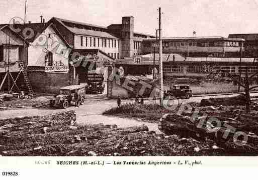 Ville de SEICHESSURLELOIR, carte postale ancienne