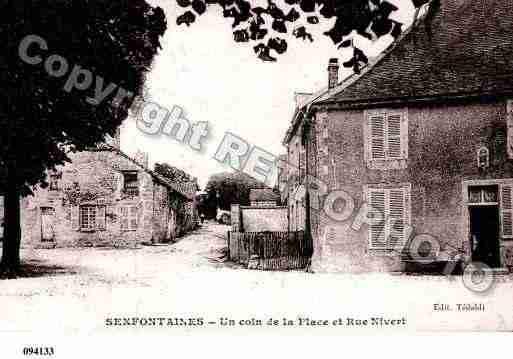 Ville de SEXFONTAINES, carte postale ancienne