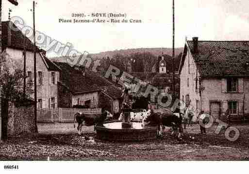 Ville de SOYE, carte postale ancienne