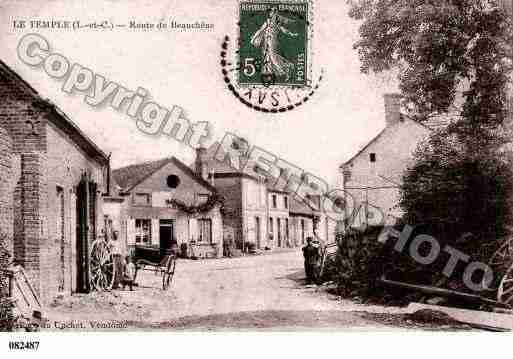 Ville de TEMPLE(LE), carte postale ancienne