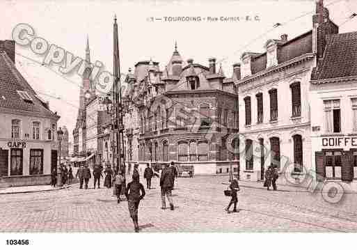 Ville de TOURCOING, carte postale ancienne