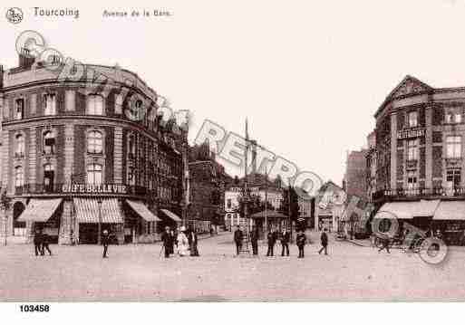 Ville de TOURCOING, carte postale ancienne