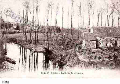 Ville de TOURS, carte postale ancienne