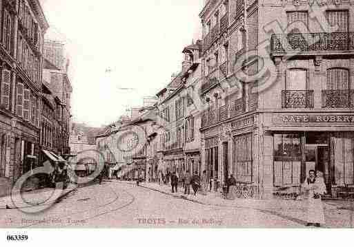 Ville de TROYES, carte postale ancienne