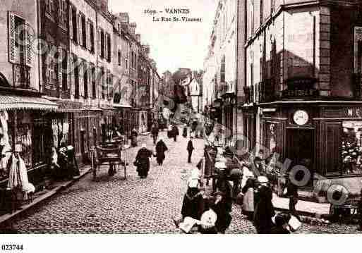 Ville de VANNES, carte postale ancienne