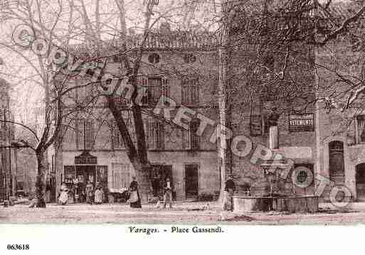 Ville de VARAGES, carte postale ancienne