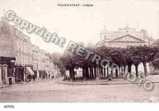 Ville de VILLED'AVRAY, carte postale ancienne