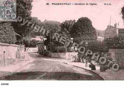 Ville de VILLED\'AVRAY, carte postale ancienne