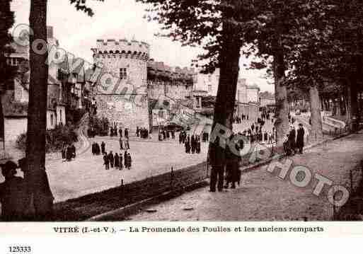 Ville de VITRE, carte postale ancienne