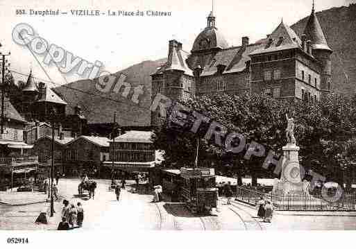 Ville de VIZILLE, carte postale ancienne