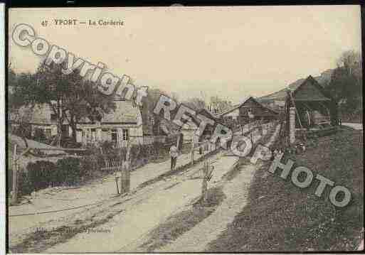 Ville de YPORT, carte postale ancienne