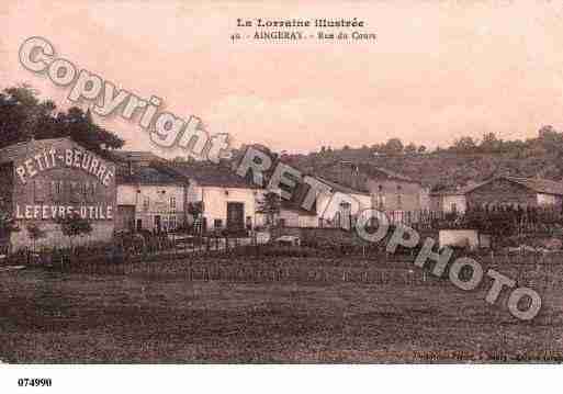 Ville de AINGERAY, carte postale ancienne