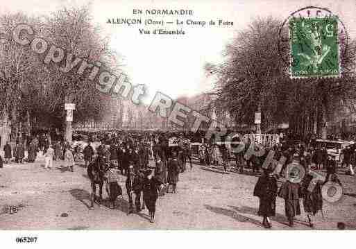 Ville de ALENCON, carte postale ancienne